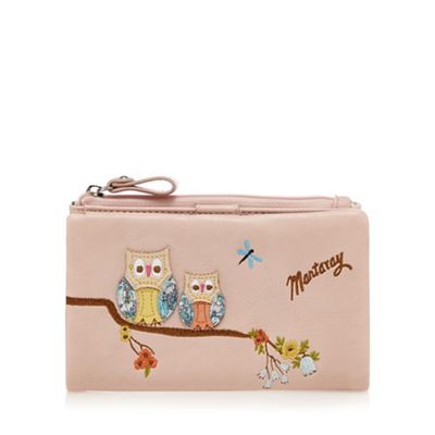 Light pink zip top purse